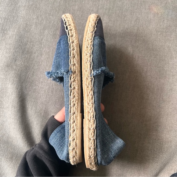 M. Gemi Denim Suede Espadrille Flats 40 - Picture 9 of 9